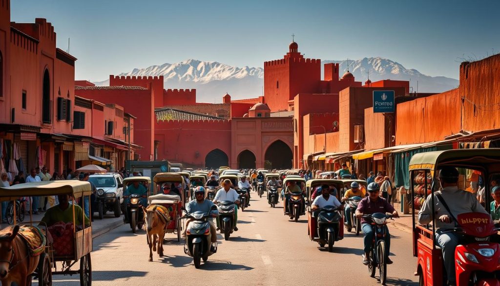 Marrakech transportation options Marrakech transportation options