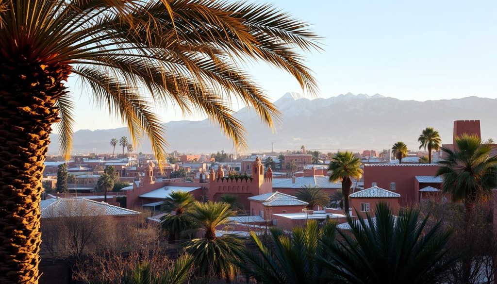 Marrakech winter landscape Marrakech winter landscape