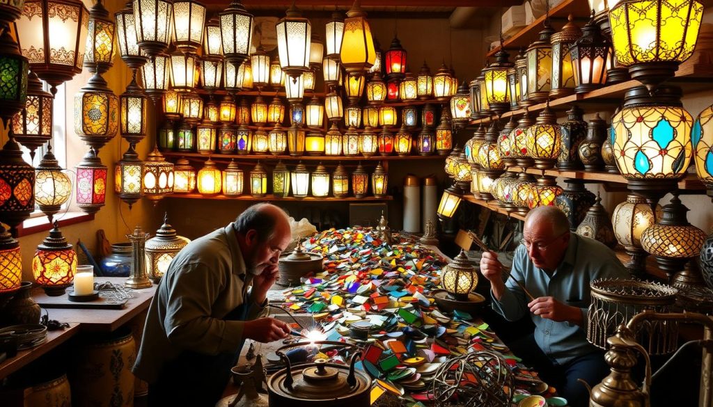 Medina lantern making workshop Medina lantern making workshop