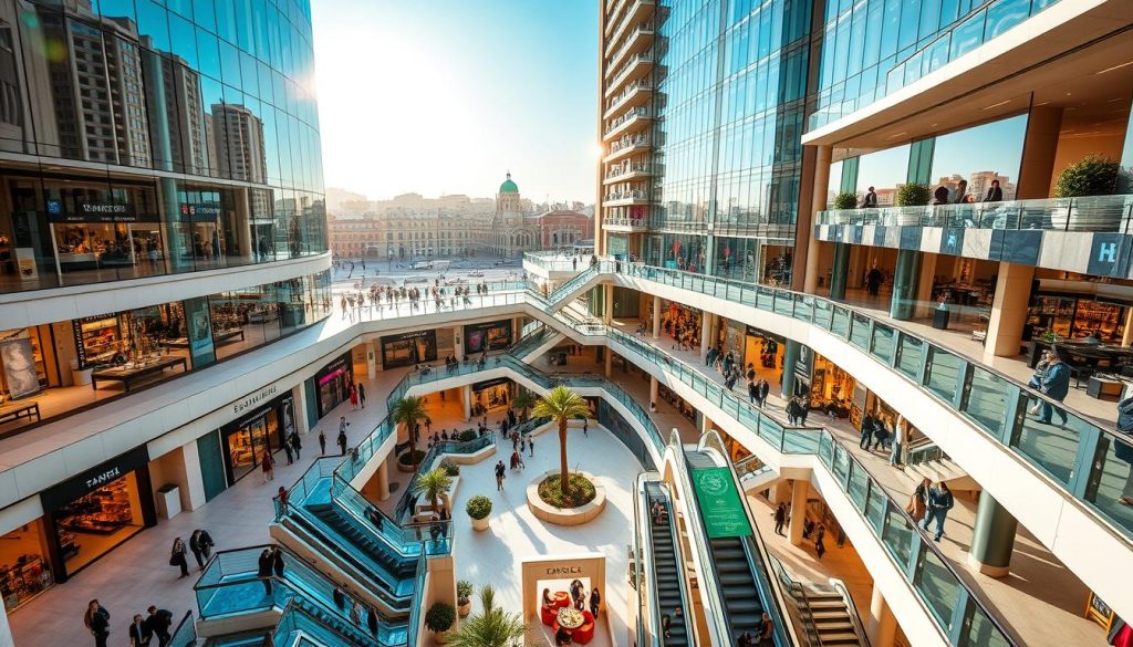 Modern shopping malls in Tangier Modern shopping malls in Tangier