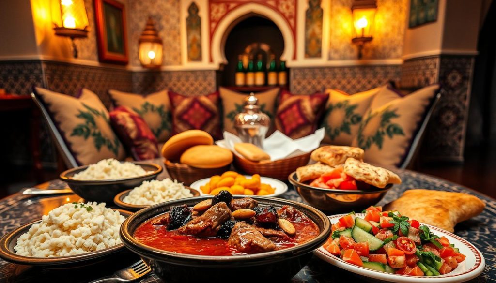 Moroccan dishes in Fes Moroccan dishes in Fes