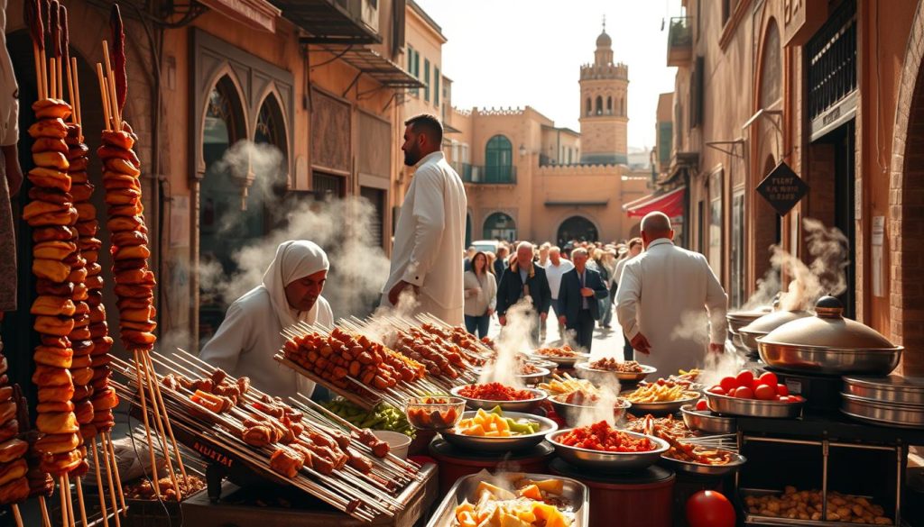 Moroccan street food Moroccan street food