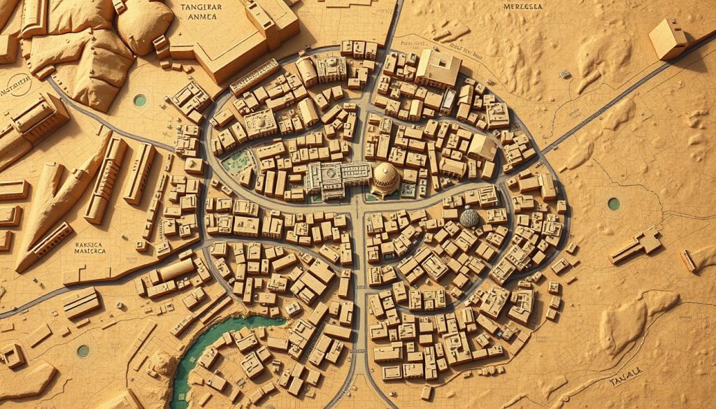 Tangier Medina map Tangier Medina map