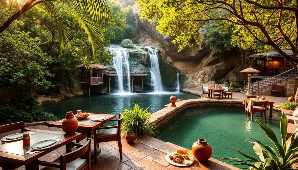 Akchour Waterfalls dining Akchour Waterfalls dining