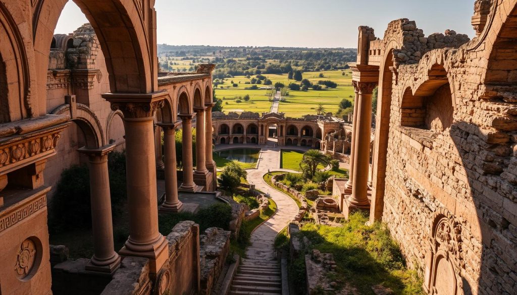 Chellah Roman ruins architecture Chellah Roman ruins architecture