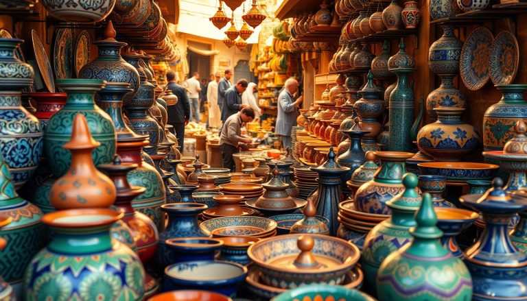 Fes pottery quarter