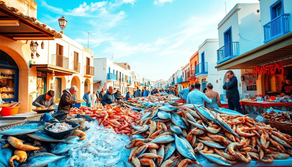 Fresh seafood options in Hammamet Fresh seafood options in Hammamet