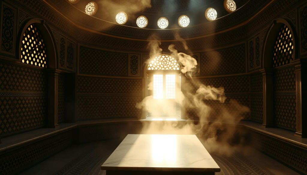 Hammam warm room experience Hammam warm room experience