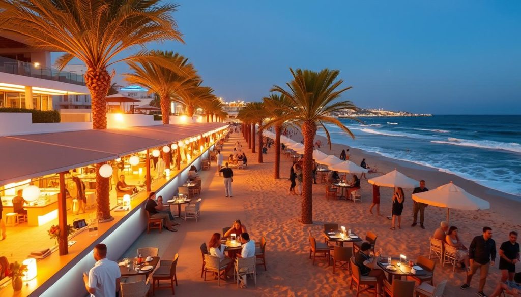 Hammamet beach bars Hammamet beach bars