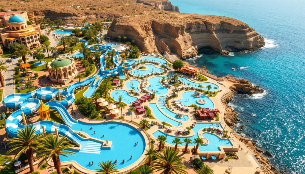 Hammamet water parks map Hammamet water parks map