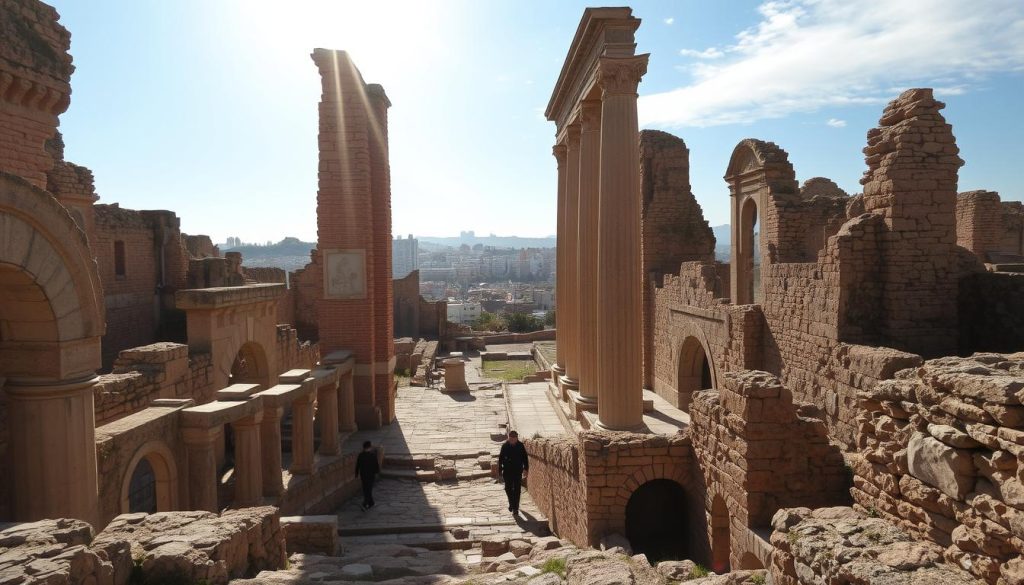 Roman ruins in Tangier Roman ruins in Tangier
