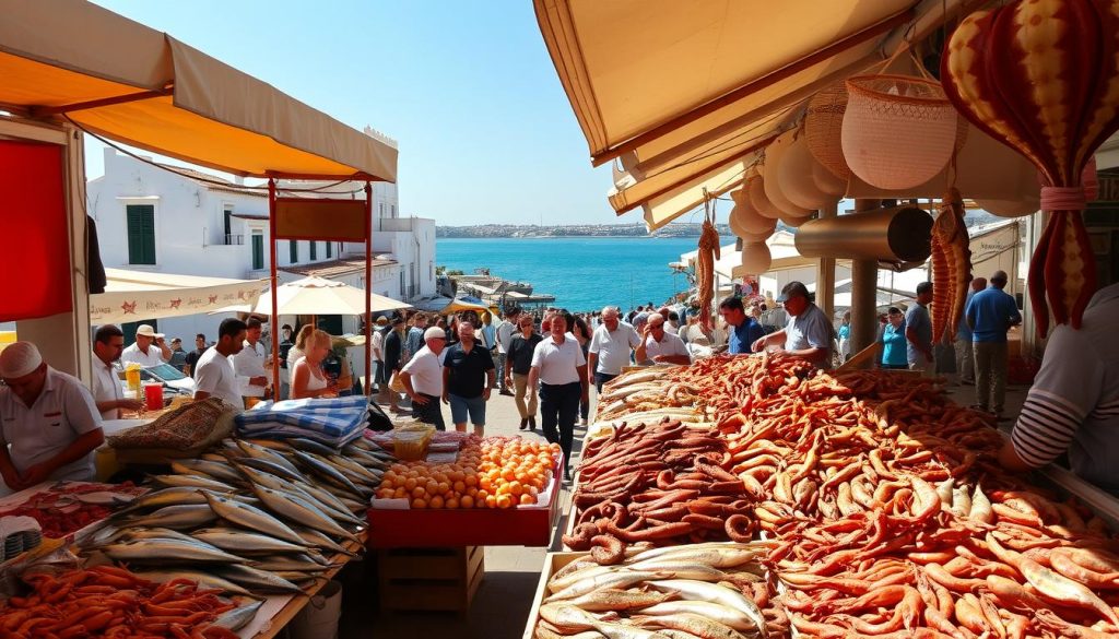 Seafood specialties in Hammamet Seafood specialties in Hammamet