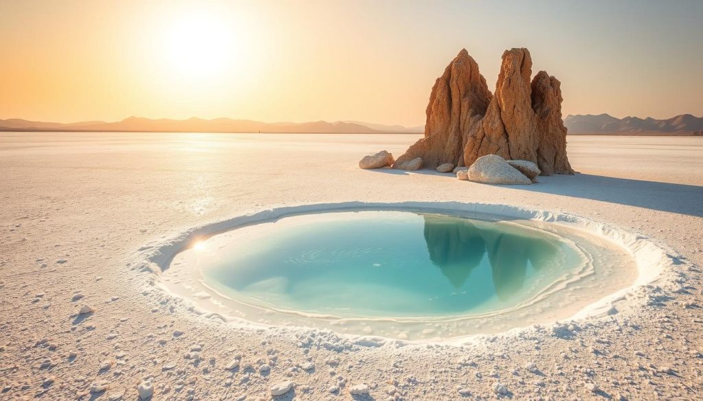 Sebkha Kelbia salt lake landscapes Sebkha Kelbia salt lake landscapes