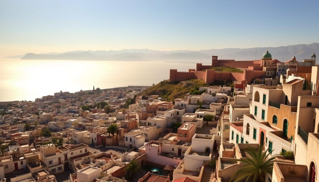 Tangier Kasbah panoramic views Tangier Kasbah panoramic views