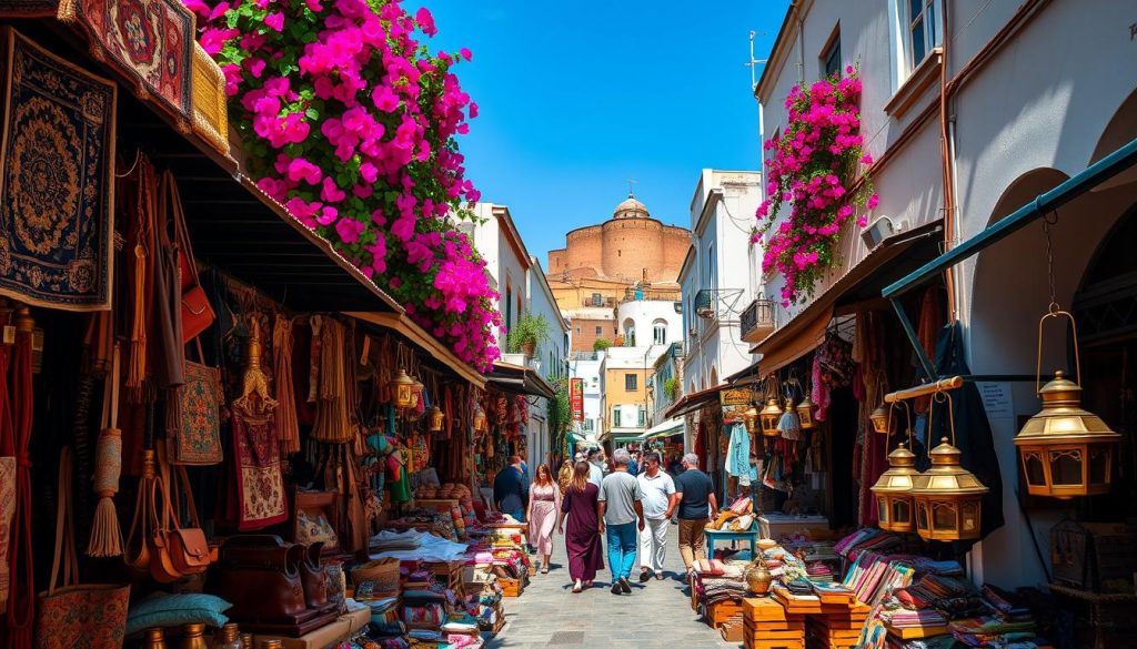 Traditional Tangier artisanal market Traditional Tangier artisanal market