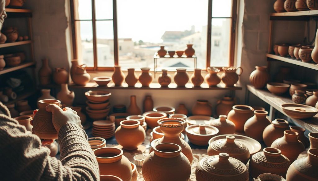 Traditional pottery in Hergla Traditional pottery in Hergla