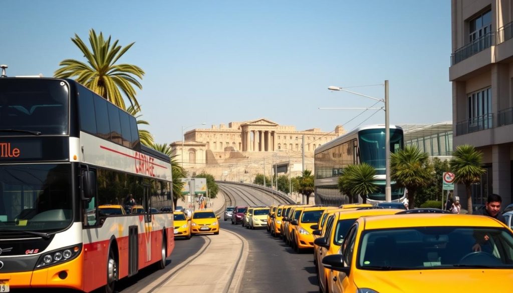 Tunis to Carthage transportation options Tunis to Carthage transportation options