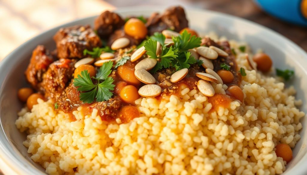 Tunisian couscous Tunisian couscous