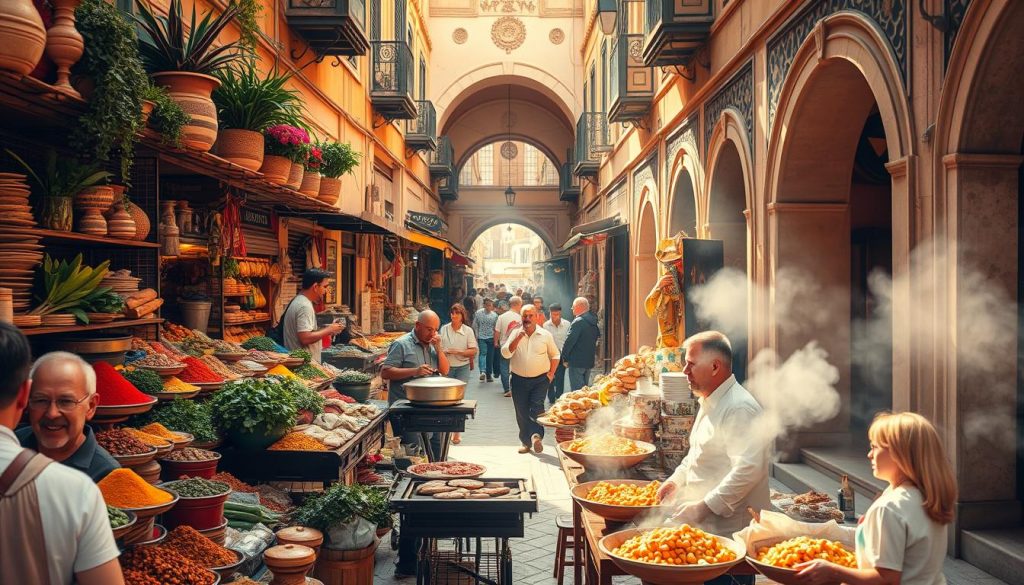 Tunisian cuisine in Medina Tunisian cuisine in Medina