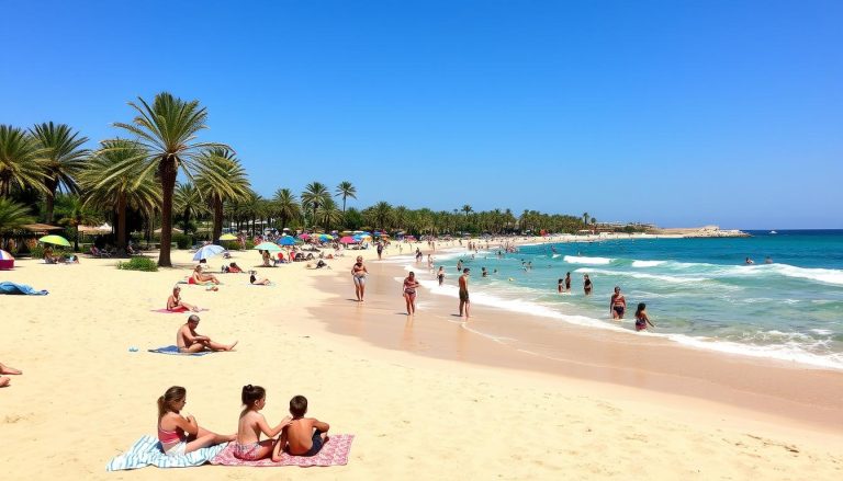 What are the best beaches in Hammamet for families?