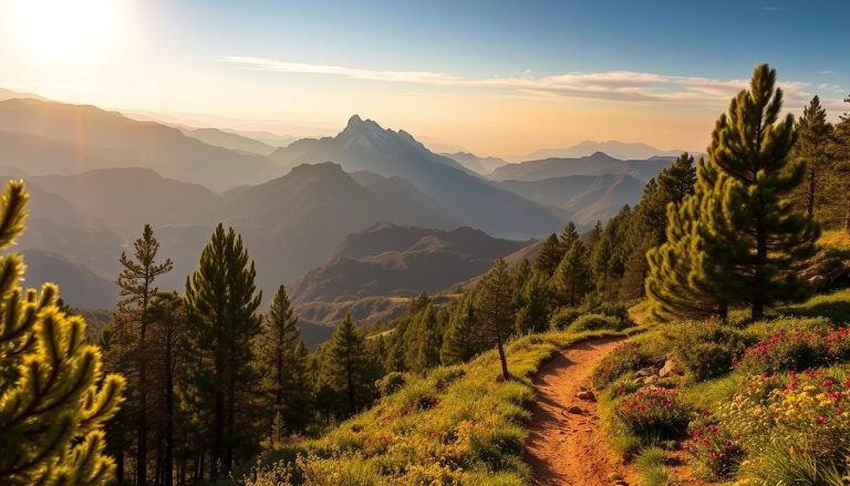 hiking in the Middle Atlas mountains near Fes