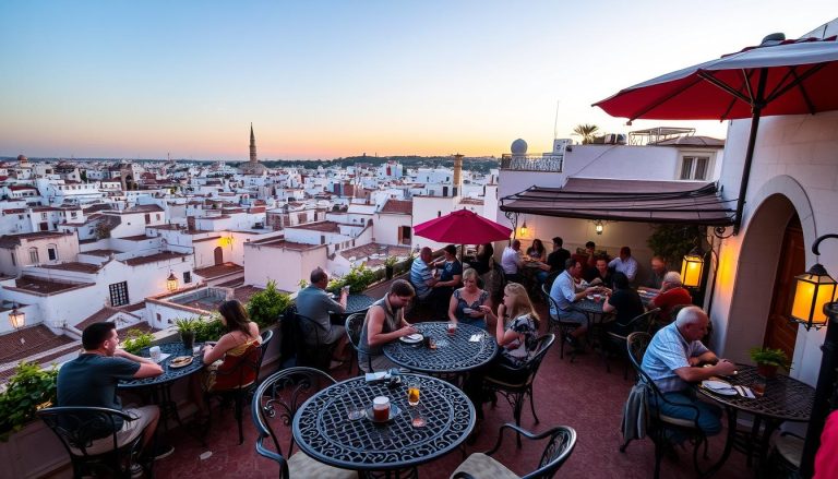 rooftop cafes with medina views