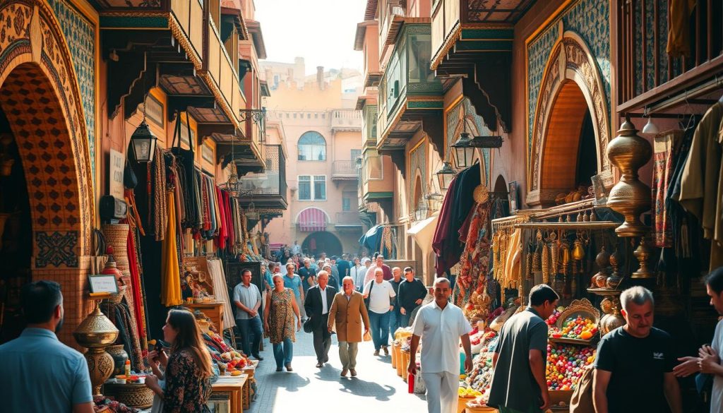 traditional Moroccan souk traditional Moroccan souk