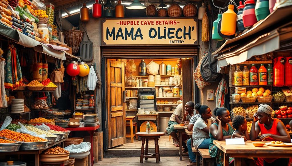Authentic Kenyan cuisine at Mama Oliech Authentic Kenyan cuisine at Mama Oliech