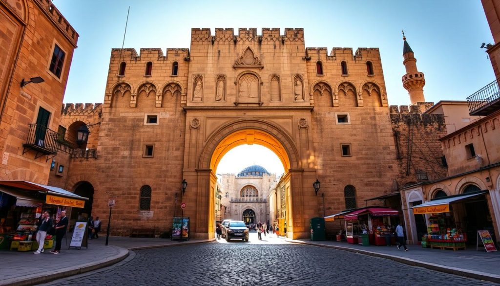 Bab el Bhar gate in Tunis Medina Bab el Bhar gate in Tunis Medina