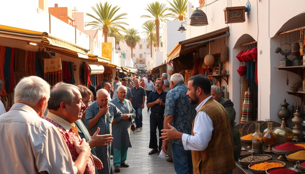 Bargaining in Djerba's Markets Bargaining in Djerba's Markets