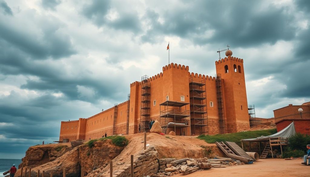 Borj El Kebir Fortress construction Borj El Kebir Fortress construction