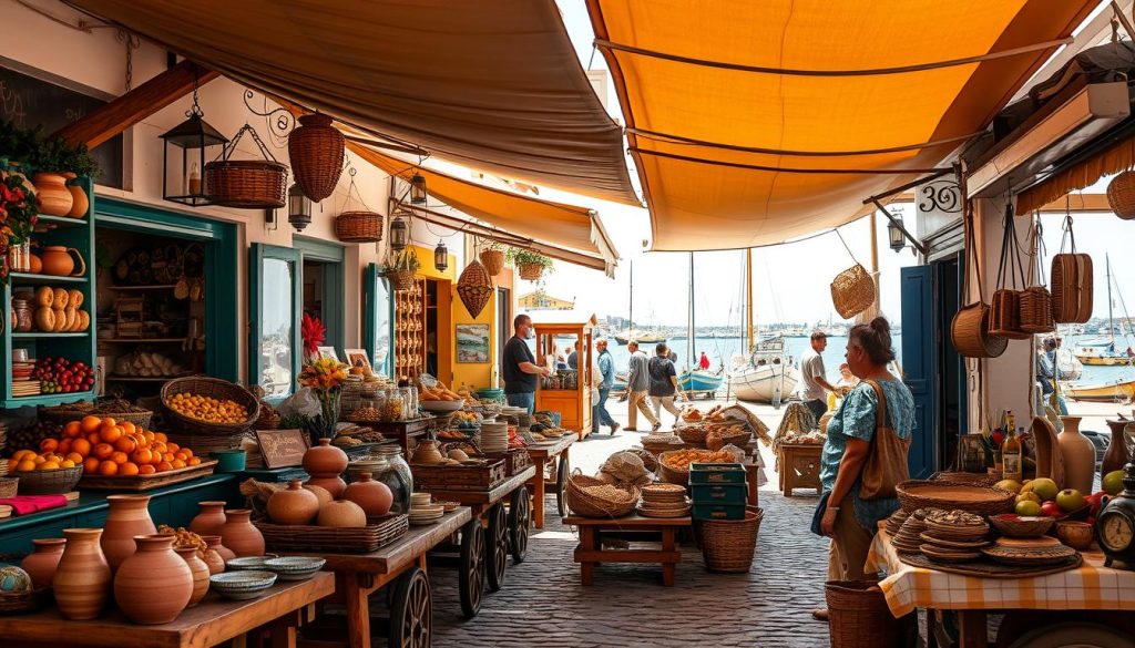 El Kantaoui Harbor artisanal food shops El Kantaoui Harbor artisanal food shops