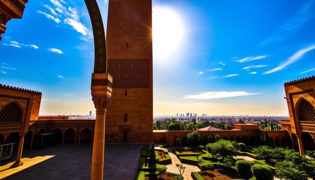 Hassan Tower historical site Hassan Tower historical site