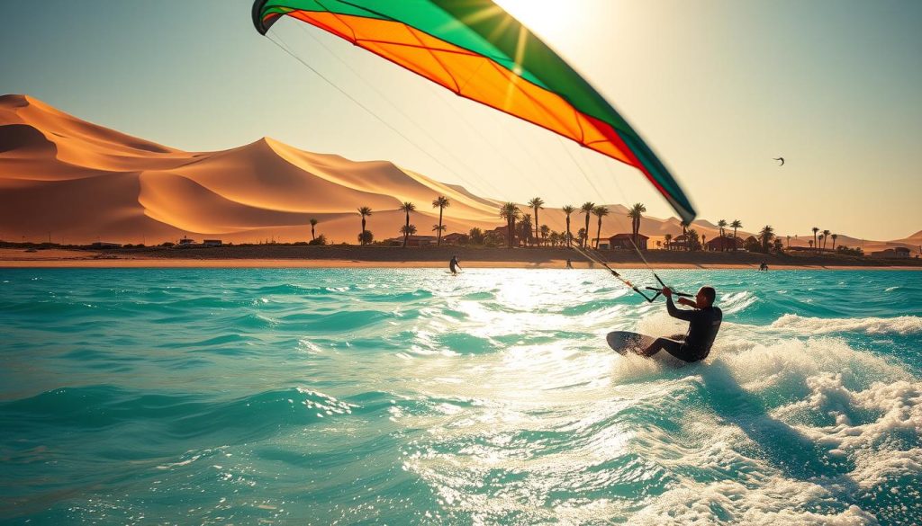 Kitesurfing in Djerba Kitesurfing in Djerba