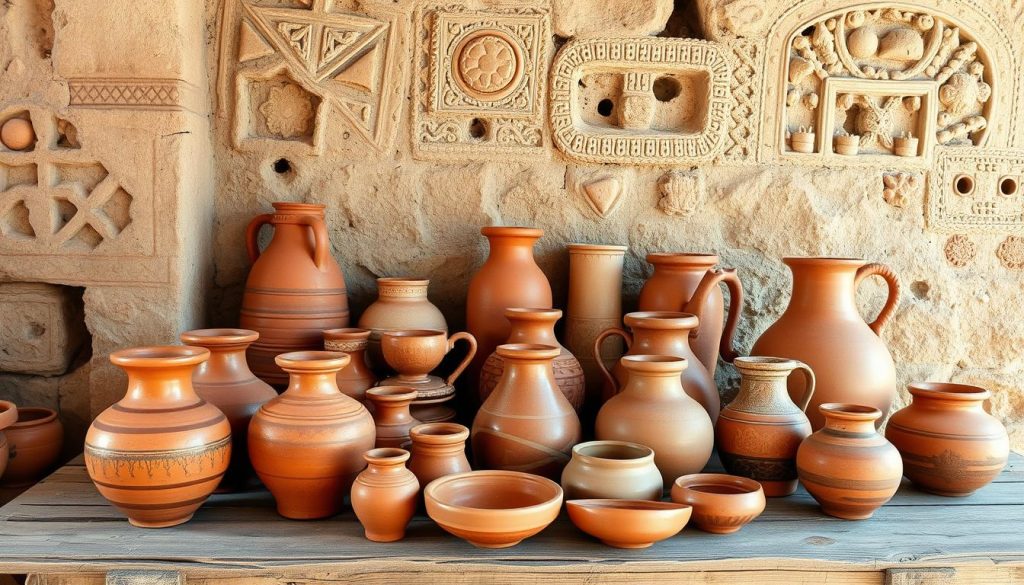 Mediterranean clay pottery Mediterranean clay pottery