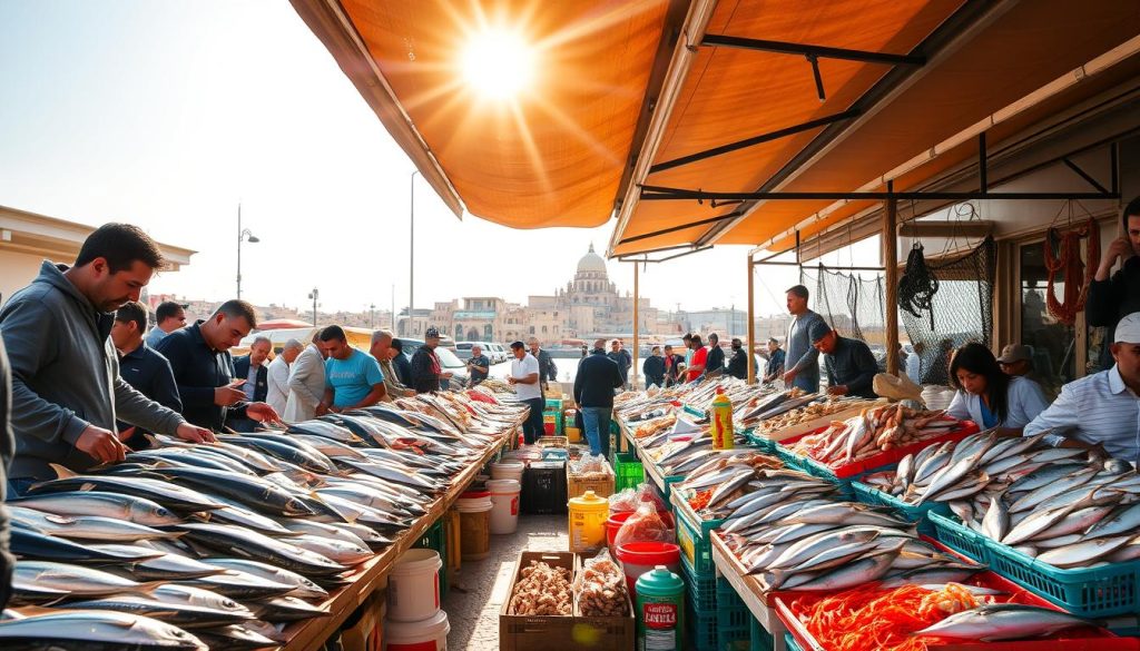Monastir fish market Monastir fish market