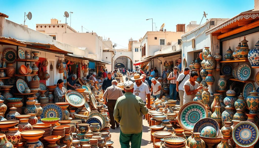 Nabeul pottery market Nabeul pottery market