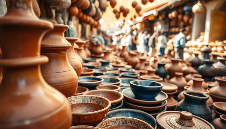 Nabeul pottery market