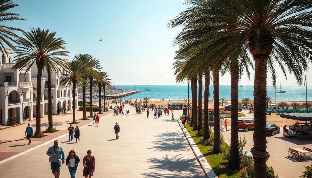 Rabat beachfront promenade Rabat beachfront promenade