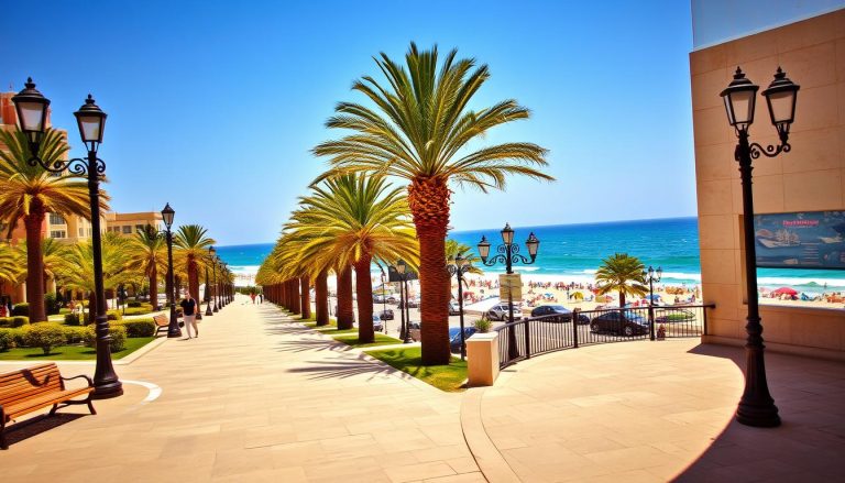 Rabat beachfront promenade