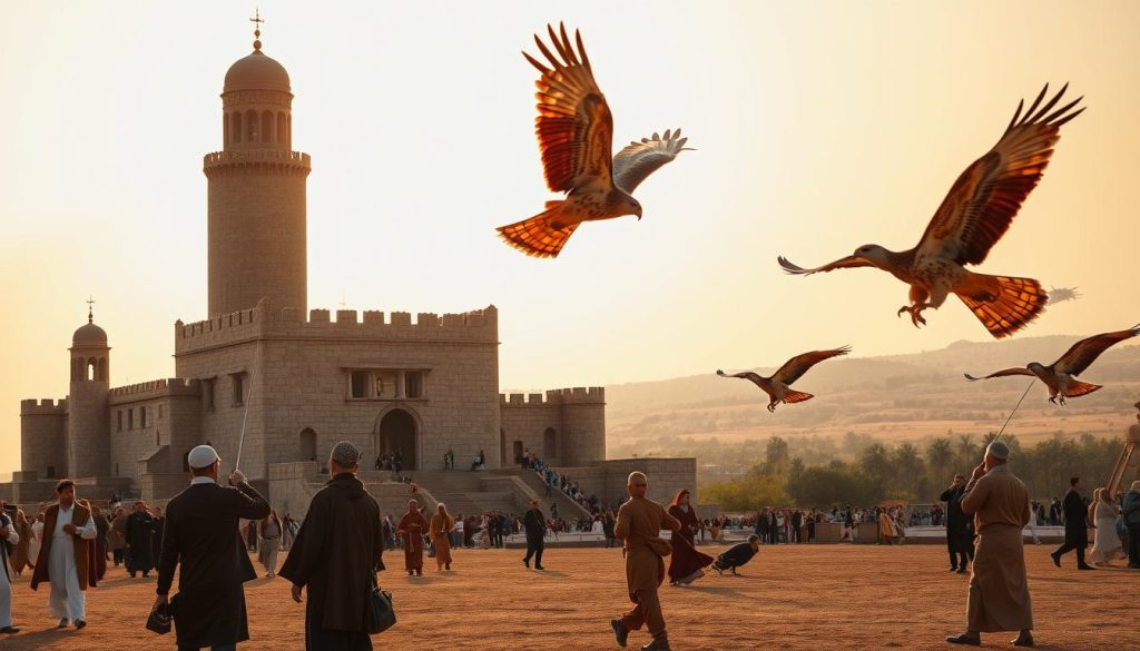 Ribat falconry show Ribat falconry show