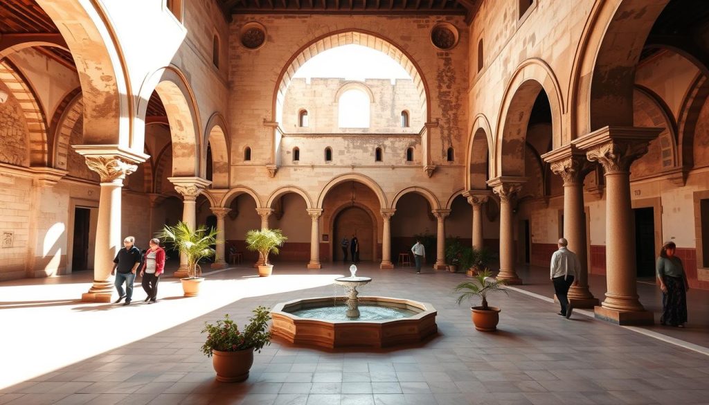Ribat of Monastir courtyard Ribat of Monastir courtyard