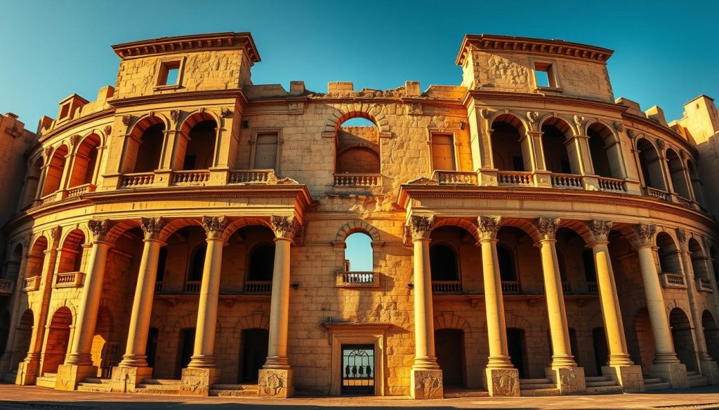 Roman Amphitheater Sousse architecture Roman Amphitheater Sousse architecture