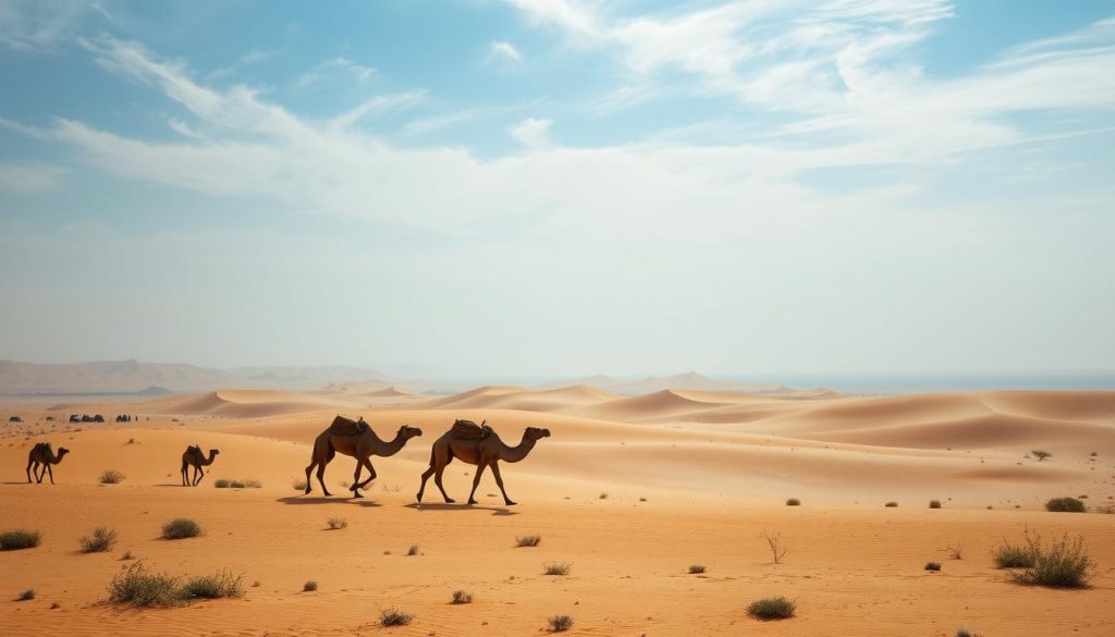 Sahara desert camel trek Sahara desert camel trek