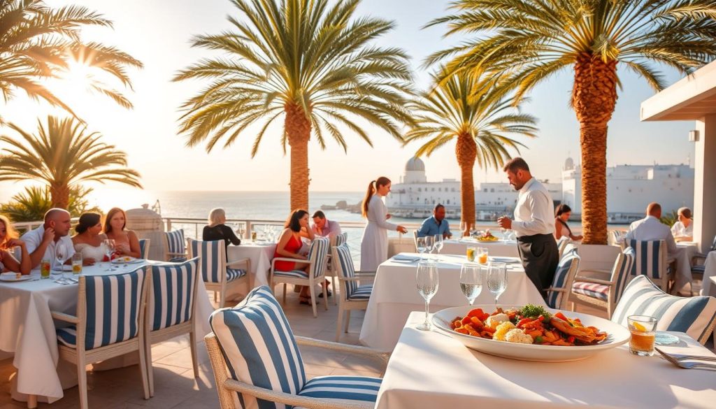 Seaside Dining in Monastir Seaside Dining in Monastir