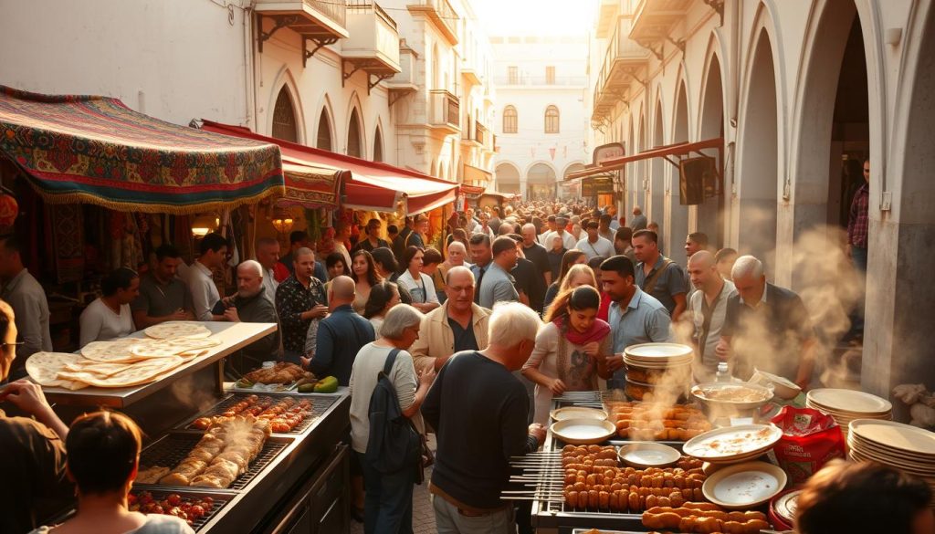 Street food markets in Tunis Medina Street food markets in Tunis Medina