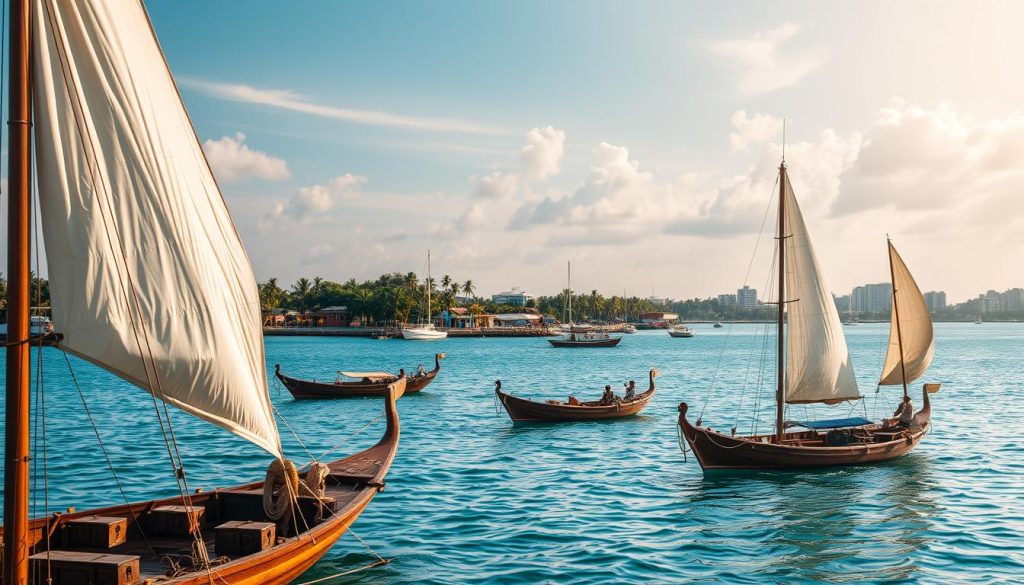 Traditional Dhow Boats in Mombasa Traditional Dhow Boats in Mombasa