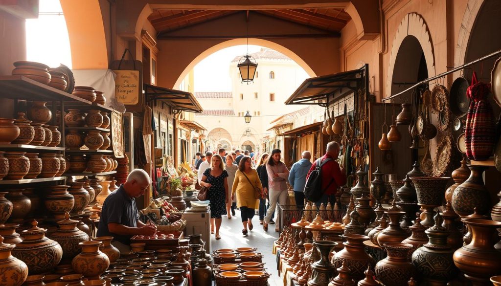 Tunisian artisan market Tunisian artisan market