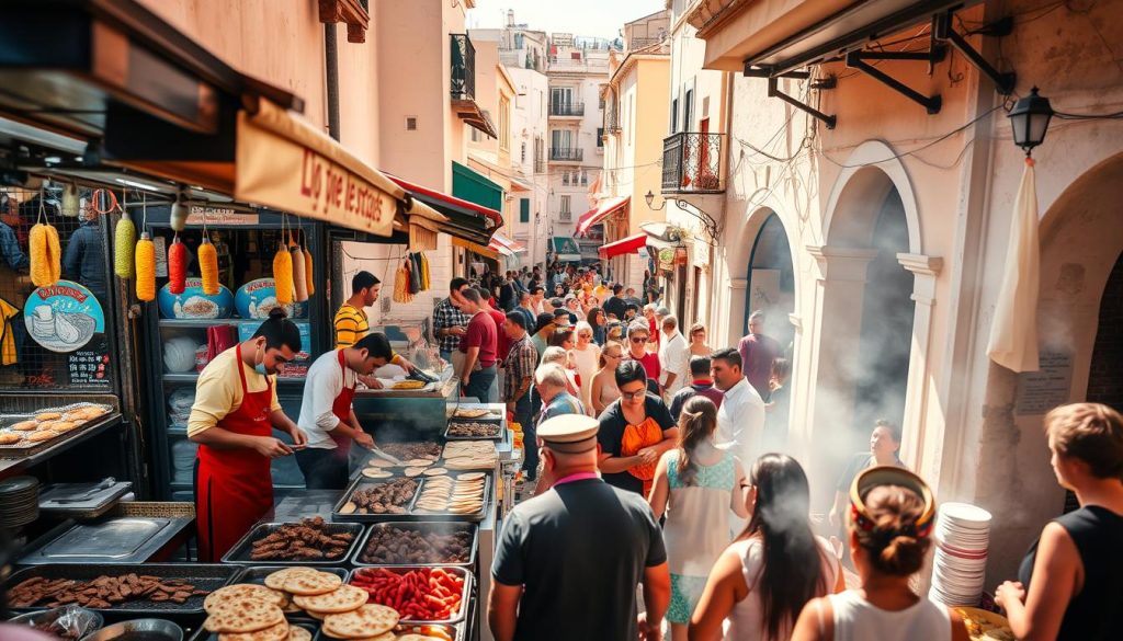 Tunisian street food Tunisian street food