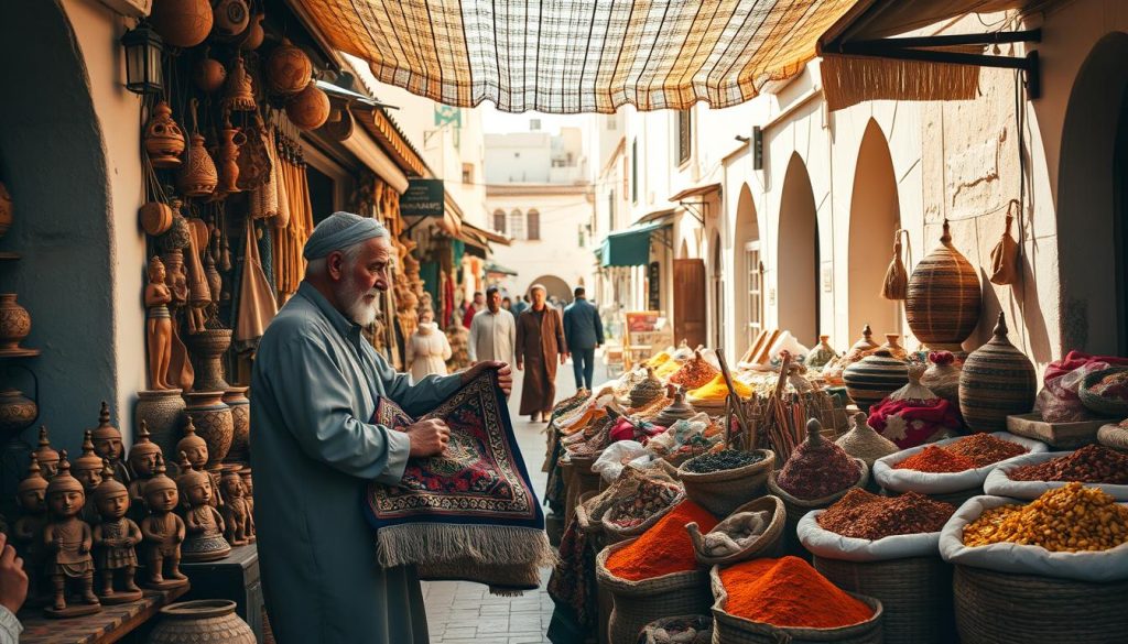 haggling in Hammamet Medina haggling in Hammamet Medina